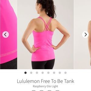 Lululemon Free To Be Tank. Size 4 (no tag)